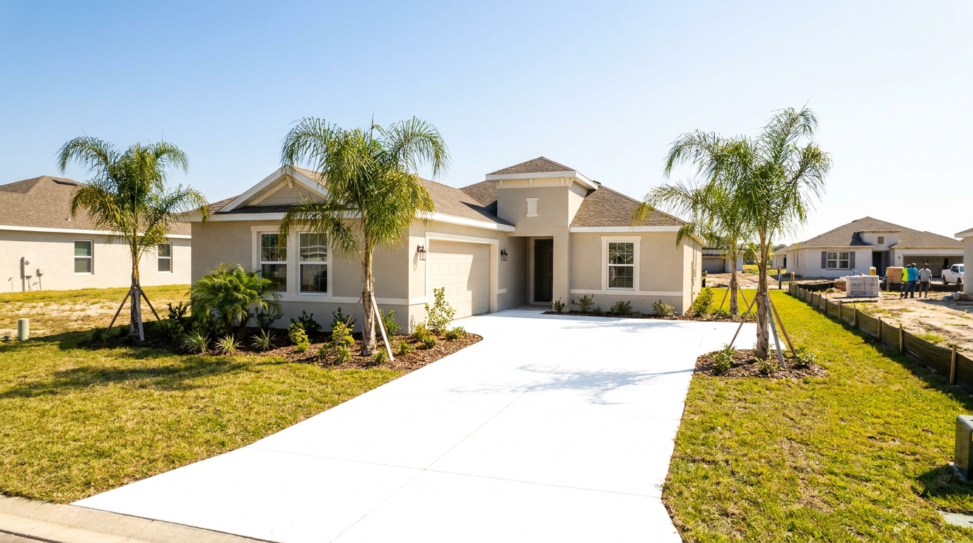 Concrete project in Haines City, Polk County, Florida
