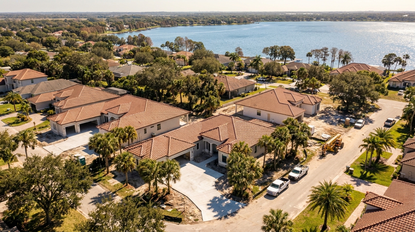 Concrete project in Winter Haven, Polk County, Florida