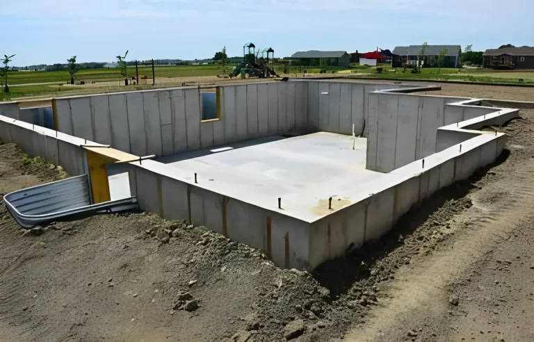 concrete foundation for home built by concrete company in winter haven